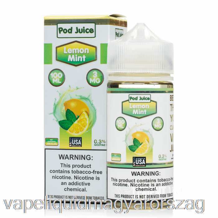 Citrommenta - Hüvelylé - 100 Ml 3 Mg Vape Toll